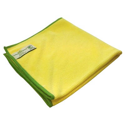 341383: Lavette microfibres Greenspeed Basic - 40 x 40 cm - JAUNE