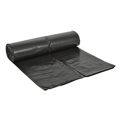 710120: Sac BD - 65/25 x 140 cm - T70 - 350 l - NOIR - rouleau 10 pièces