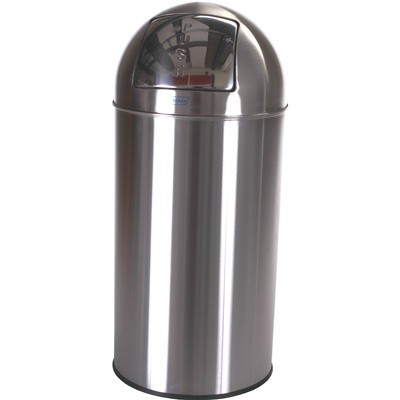 748083: Push bin - 40 l - INOX MAT