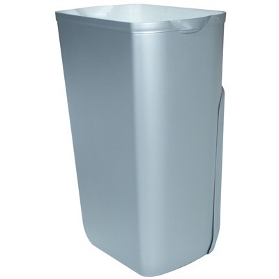 750171: Lago Poubelle murale 23L - STEEL s. couvercle