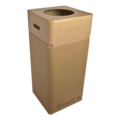 750281: Bomabin Select Cardboard - 110 l - couvercle  grande ouverture ronde