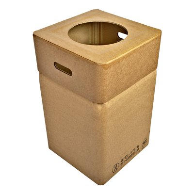 750284: Bomabin Select Cardboard - 82 l - couvercle  grande ouverture ronde