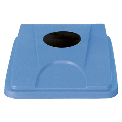 751367: Couvercle "bouteilles" pour poubelle Bomabin Select Flat - BLEU