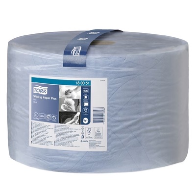 771008: Tork Advanced Wiper 420 Blue performance Roll 2ply 510m x 23.5cm - 130051