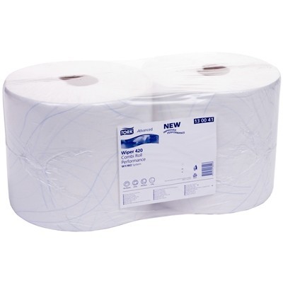 T207001: Tork Advanced Wiper 420 2ply 255m x 24cm 2pcs - 130041