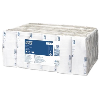 771104: Tork Universal essuie-mains - C-Fold - 1 pli - 31 cm x 25 cm - 24 x 192 pices - 120181