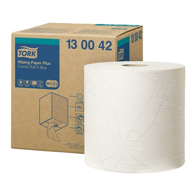 T207001: Tork Wiping paper Plus - 2 plis - 255 m x 25.8 cm - 130042