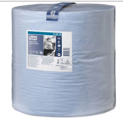771008: Tork Advanced Wiper 430 Blue performance Roll 2ply 340m x 37cm 1pc - 130070