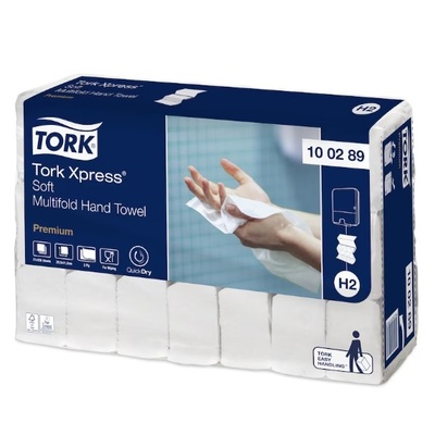 772128: Tork Xpressnap Multifold - 2 plis - 25.5 x 21.2 cm - 21 x 150 pices - 100289