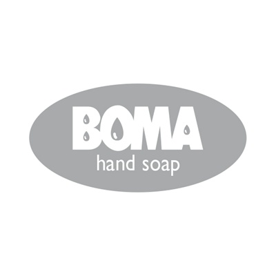 774892: Plaquette "BOMA hand soap" pour distributeurs Absynth  - GRIS