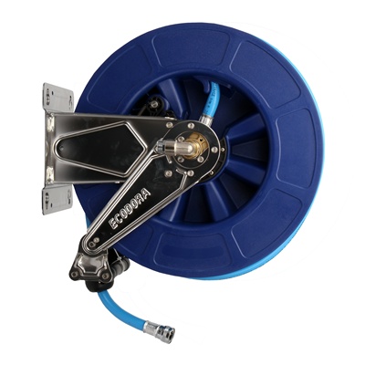 912010: Dévidoir INOX sans tuyau pour système de pulvérisation Prowash